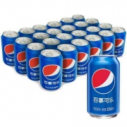 限地区：百事可乐 可乐型汽水 330ml*24听 整箱 *2件