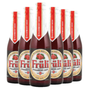 Fruli 芙力 草莓味/荔枝味 小麦果味啤酒 330ml*6瓶 116元包邮（需用券）