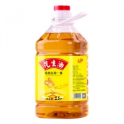 红号 一级物理压榨 花生油 5斤