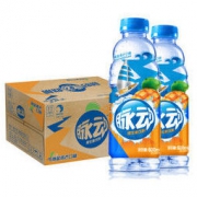 脉动 海盐青芒味 600ml*15瓶 整箱装 果汁水低糖维生素运动功能饮料 *3件