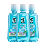 DARLIE 黑人 双重薄荷 漱口水 500ml *3瓶 49.9元
