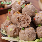 森庄农品 250gx4袋 正宗潮汕手打牛肉丸