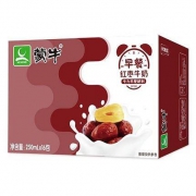 蒙牛 早餐奶 红枣味利乐包 250ml×16盒 *3件
