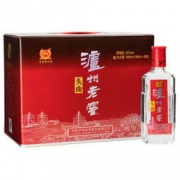 泸州老窖 52度头曲酒 三两三礼盒装 浓香型白酒 165ml*6瓶 *3件