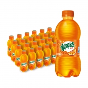 限地区：百事可乐 美年达 橙味果味型汽水300ml*24瓶