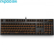 雷柏（Rapoo） V500PRO单光版 104键背光机械键盘