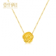 10日0点：壹仟俩 YC2007 足金玫瑰花吊坠