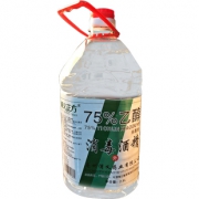 现货75度酒精消毒液2500ML