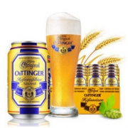 OETTINGER 奥丁格 自然浑浊型 小麦啤酒 330ml 24听 普通装