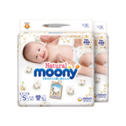 moony 尤妮佳 Natural 皇家系列 婴儿纸尿裤 S82*2 230.1元包邮