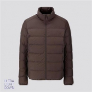 最后库存：Uniqlo 优衣库 男子高级轻型羽绒宽缝茄克 420685