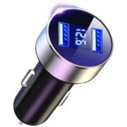 结义 车载充电器 一拖二 usb 白色  券后6.8元