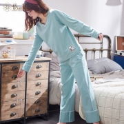 预售！佐菲ZF64133睡衣春秋纯棉家居服套装 到手88元包邮