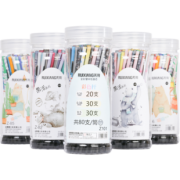 RUIXIANG 芮翔 A600-A609 0.5mm中性笔芯 80支装 12.8元