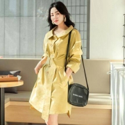 卖完下架：韩都衣舍 DU8974 女士中长款外套