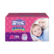 88VIP：Anerle 安儿乐 干爽超薄纸尿裤 M78片 *3件 143.45元包邮（需用券，合47.82元/件）