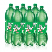 限地区：七喜 7UP 柠檬味 汽水碳酸饮料 2L*6瓶 33.9元，可优惠至16.95元