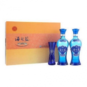 洋河(YangHe) 蓝色经典 海之蓝 52度 480ml*2 礼盒装 浓香型白酒 口感绵柔（新老包装随机发货） *2件
