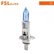 FSL佛山照明汽车灯泡H112V100W卤素灯蓝玻璃两只装