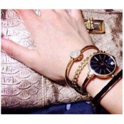 ANNE KLEIN 安妮·克莱因 AK/1470 女款时装腕表手镯套装