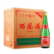 西凤 高脖绿瓶 55度 500ml*6瓶 箱装 凤香型 白酒