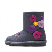 Skechers斯凯奇女童鞋 加厚保暖雪地靴 10527N