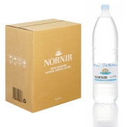 京东PLUS会员：丹麦进口 诺伦（NORNIR）天然矿泉水2L*6瓶 饮用水 整箱装 *2件 60元（双重优惠）