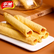 不加1滴水！华美 原味鸡蛋卷礼盒整箱 72根 540g