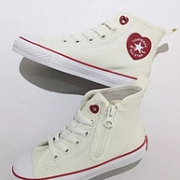 日本限定版！Converse 匡威 Child All Star  儿童心形标高帮帆布鞋