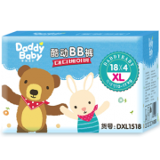 Daday baby 爹地宝贝 酷动BB裤 婴儿拉拉裤 XL 72片 *4件 357.6元包邮（需用券，合89.4元/件）