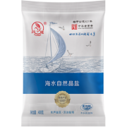 芦花 天然海盐不加碘 400g*6袋 13.9元包邮