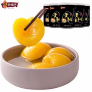 林家铺子 新鲜优质黄桃罐头 425g*4罐