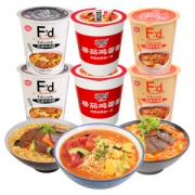 小米生态链 和厨 番茄鸡蛋/酸菜牛牛肉 非油炸FD冻干面 6杯