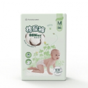 运费券收割机：全棉时代(PurCotton)奈丝宝宝超薄纸尿裤 中号M码3片