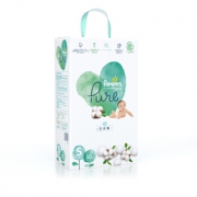 Pampers 帮宝适 纯净帮Pure 新生儿纸尿裤S50 *3件 394元包邮（合131.33元/件）