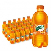 限地区：百事可乐 美年达 橙味果味型汽水 300ml*24瓶