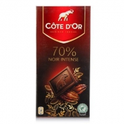 Cote d'Or 克特多金象 70%可可黑巧克力 100g 29.9元，可优惠至14.95元