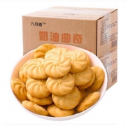 六月猫 奶油曲奇饼干 整箱400g 零食大礼包 小吃烘焙 曲奇代餐夹心饼干
