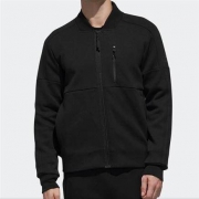 限尺码： adidas 阿迪达斯 TT DOUBLE KNIT DW4625 男装运动型格针织夹克