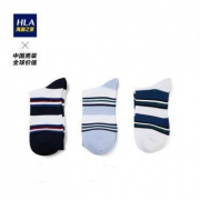 HLA 海澜之家 HZACJ1Q011A 男士棉质中筒袜