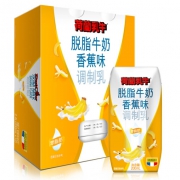 荷兰乳牛 香蕉味脱脂牛奶 200ml*12盒