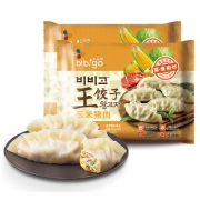 必品阁（bibigo）玉米猪肉王饺子 350g*2