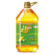 福临门 非转基因压榨玉米油4.5L