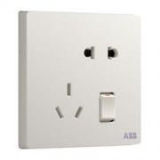 ABB 轩致 AF225 一开五孔插座 *5件