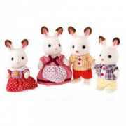 Sylvanian Families 森贝儿家族 SYFC31258 巧克力兔家族