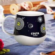 25日0点： COSTA 咖世家 感温变色马克杯 圣诞星愿