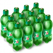 限地区、京东PLUS会员：七喜可乐 7up 柠檬味 汽水 碳酸饮料 330ml*12瓶  百事可乐出品 16.06元