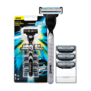 88VIP：Gillette 吉列 锋速3经典剃须刀（1刀架1刀头 3刀头）+自选4件超值赠品 104.31元包邮（合52.16元/件）