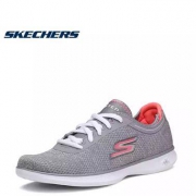Skechers斯凯奇 运动休闲鞋 缓震健步 女鞋 时尚舒适系带鞋 14485