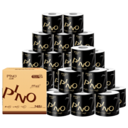 26日10点、​26日10点、88VIP：PINO 品诺 黑白经典卷纸 4层140g*27卷 *2件 +凑单品 76.76元包邮（前1小时，合38.38元/件）